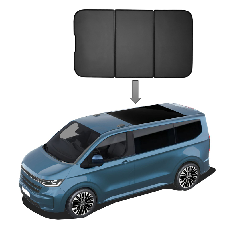 SunClip Panoramic Roof Sunshades  Volkswagen T7 Caravelle (L1) 2024- & Ford Tourneo Custom (L1) 2023-
