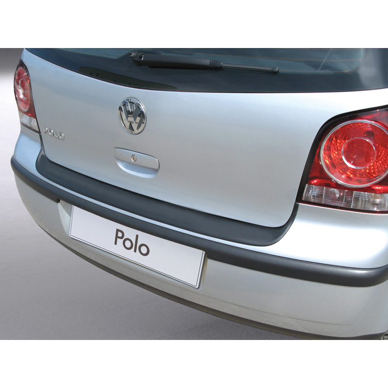ABS Rear bumper protector  Volkswagen Polo 9N/9N2 Black