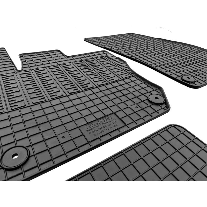 Rubber car mats set  Cupra Terramar (KP1) 2024- (4-pieces + fixing system)