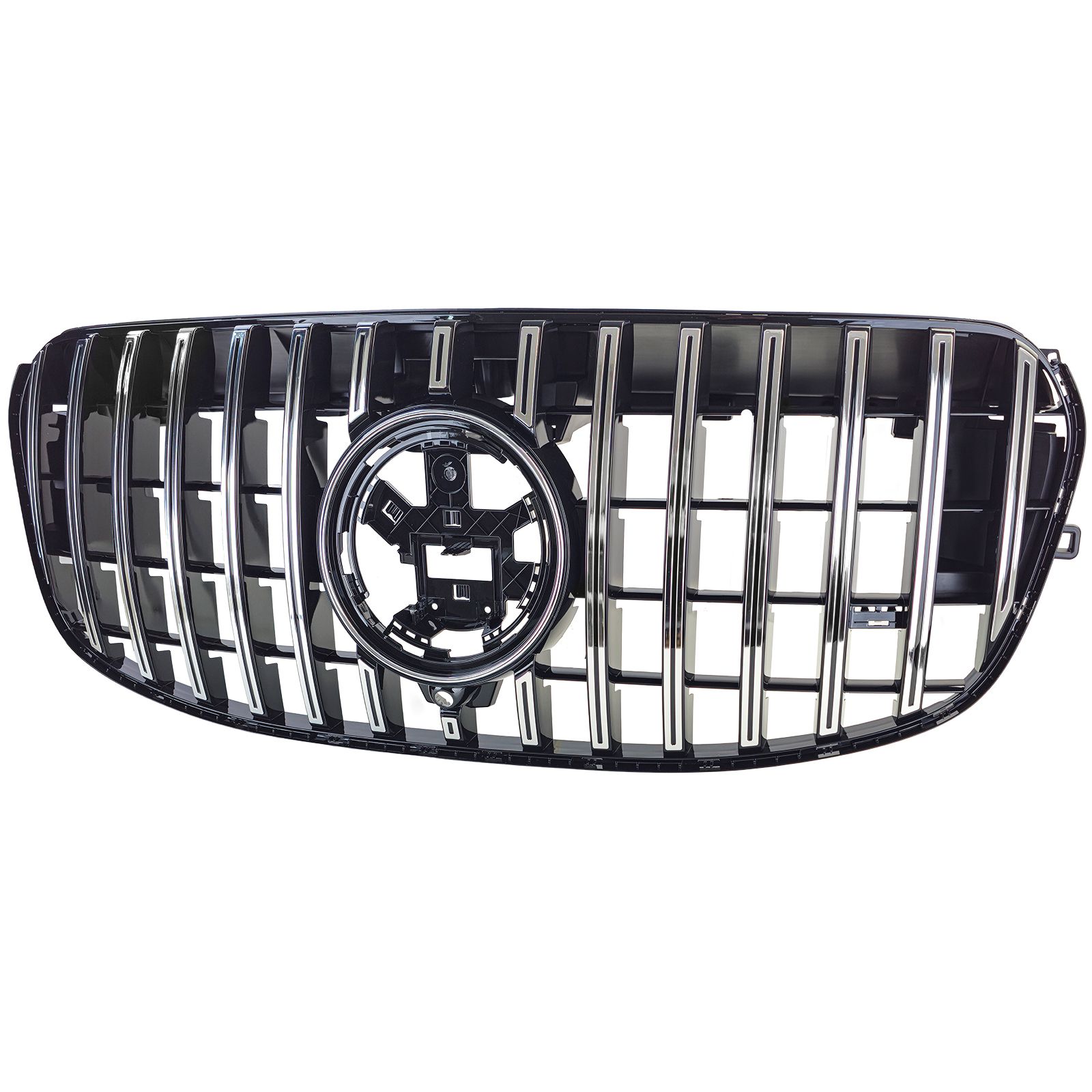 Grill passend voor Mercedes GLS X167 FL 23-.. Glans Zwart / Chroom