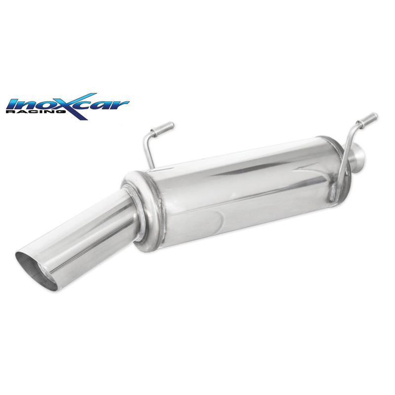 100% Inox Sport Exhaust  Peugeot 206 HDI 2.0 90hp 2000-2005 1x90mm Rally