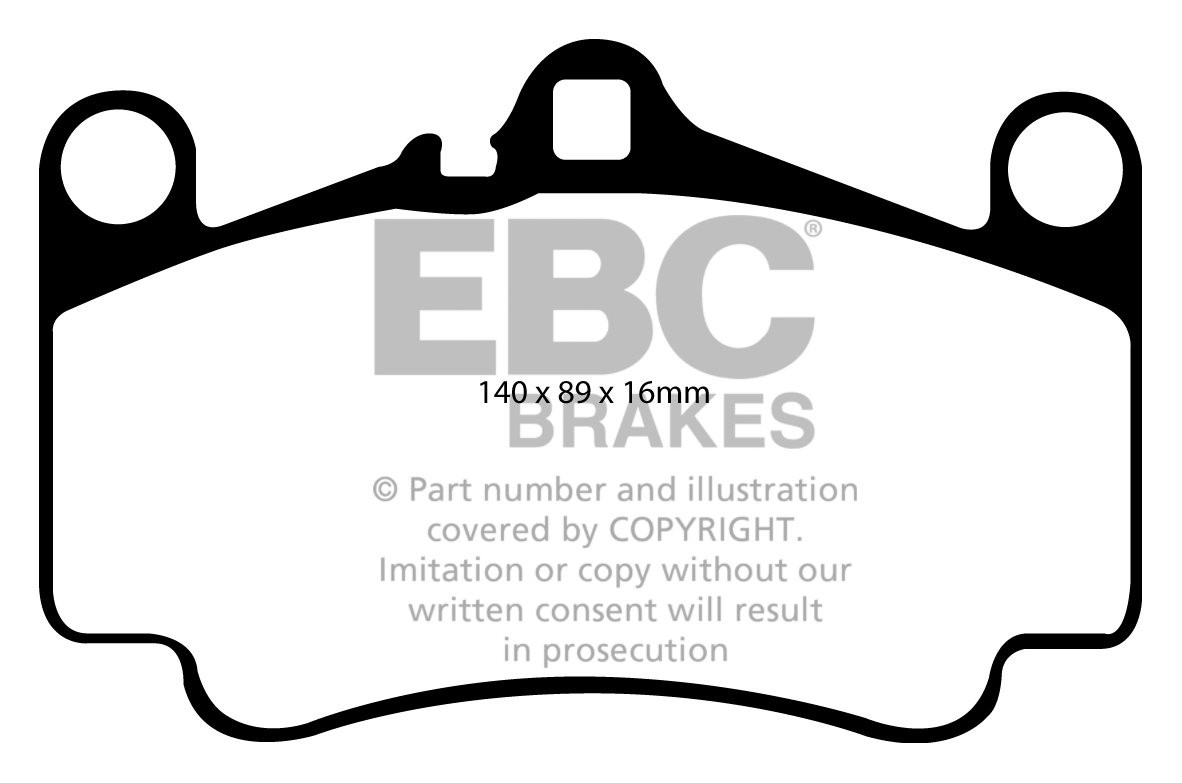 EBC Brakes PORSCHE 911 (996) (Cast Iron Disc Only) 3.6 GT3 2001-