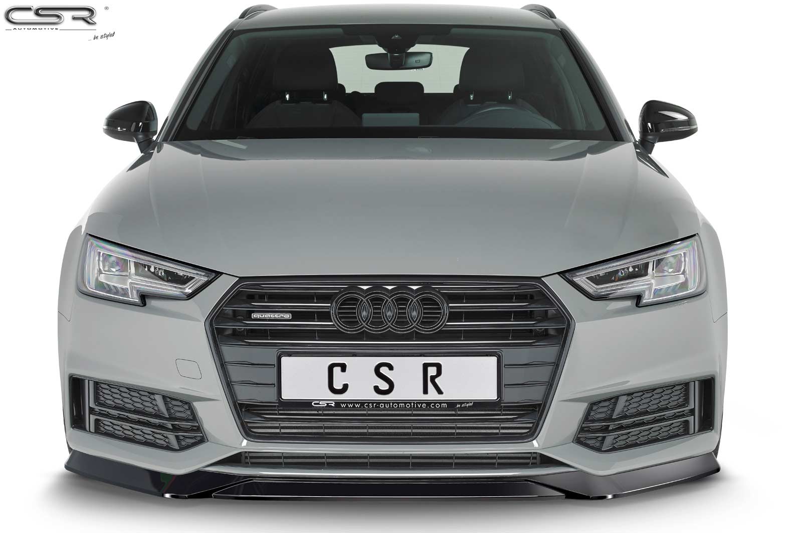 Voorspoiler Audi A4 B9 8W S-Line / S4 B9 8W Carbon look