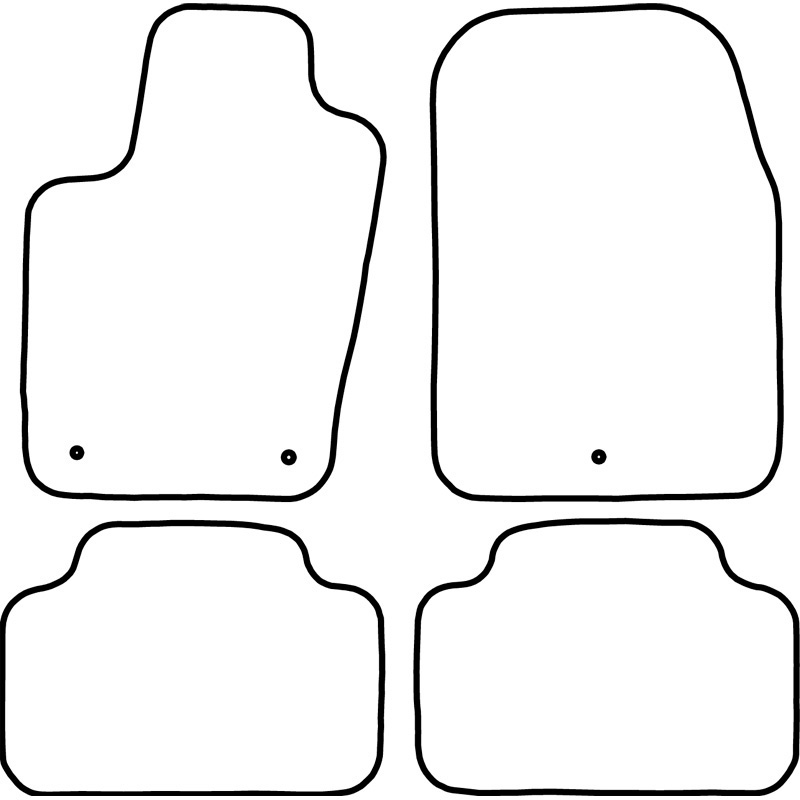 Set velour car mats  Jeep Grand Cherokee 2011-2014