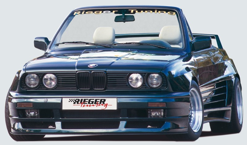 Spoilerzaard voor Frontbumper BMW E30 Breedversie ll Polyester R