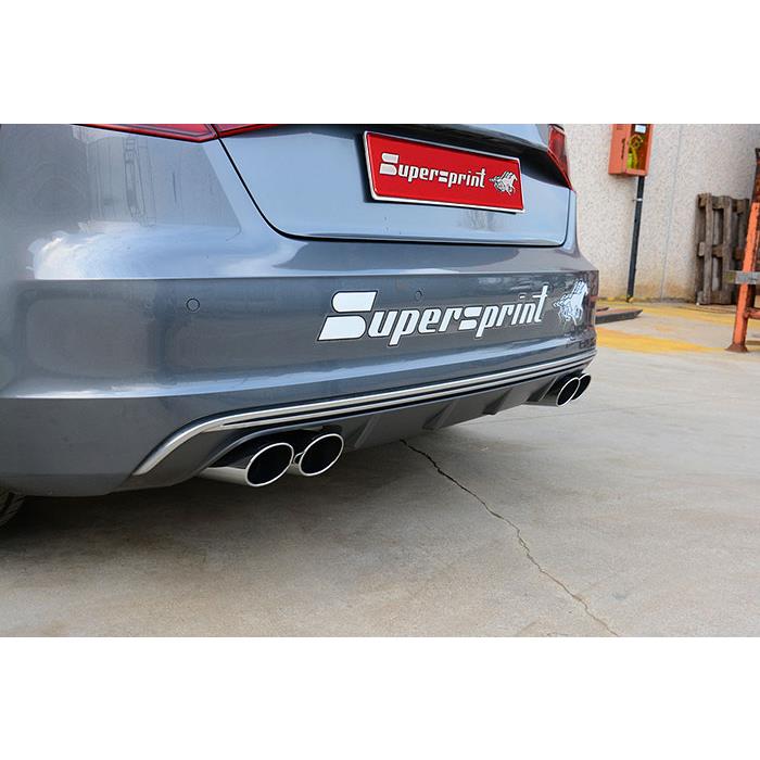 AUDI A3 8VA Sportback 1.6 TDI (105 Hp) 2012 Endpipe kit 100x75 Right + 100x75 Left