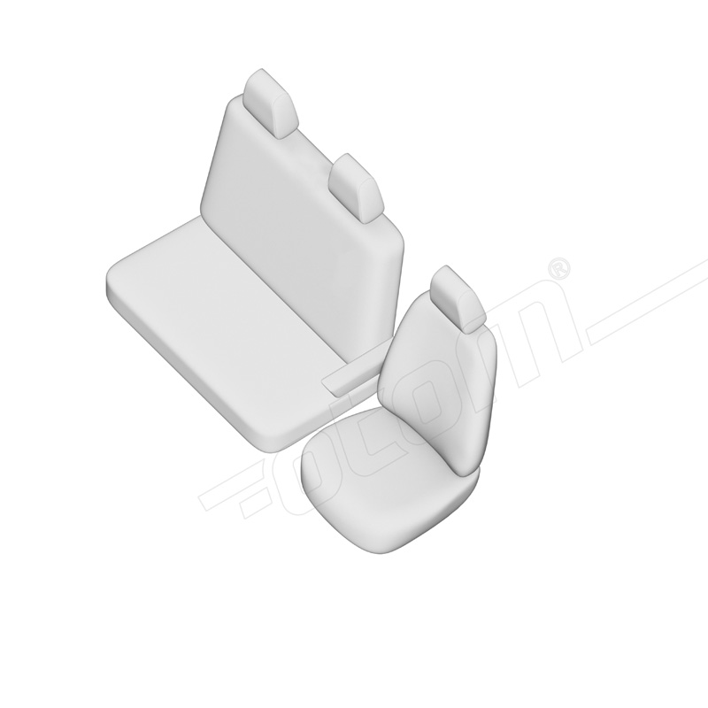 New York Design Artificial leather seat covers 2+1  Volkswagen ID.Buzz 2022- (armrest on driver's seat)