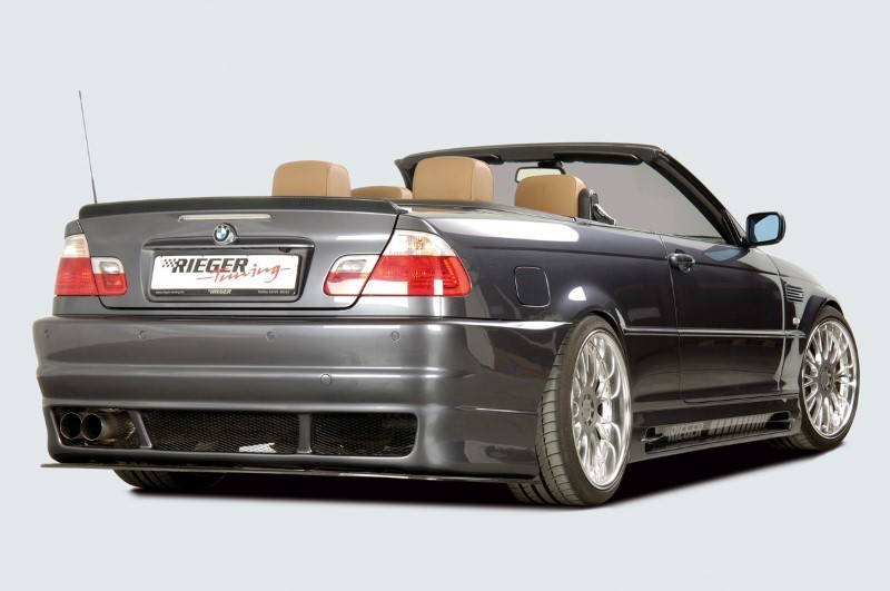 Spoilerzwaard voor Rearbumper BMW E36 E46-Look Niet compact Ri