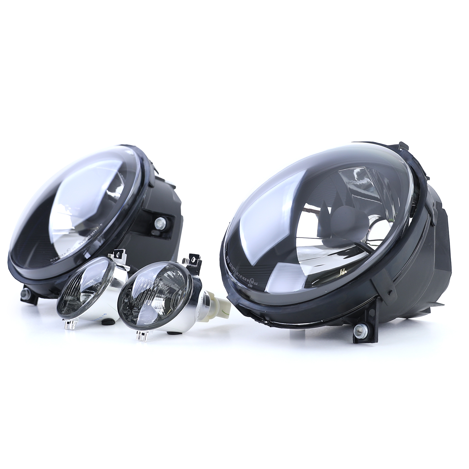 Headlights +  Indicator set LUPO 98->> Black