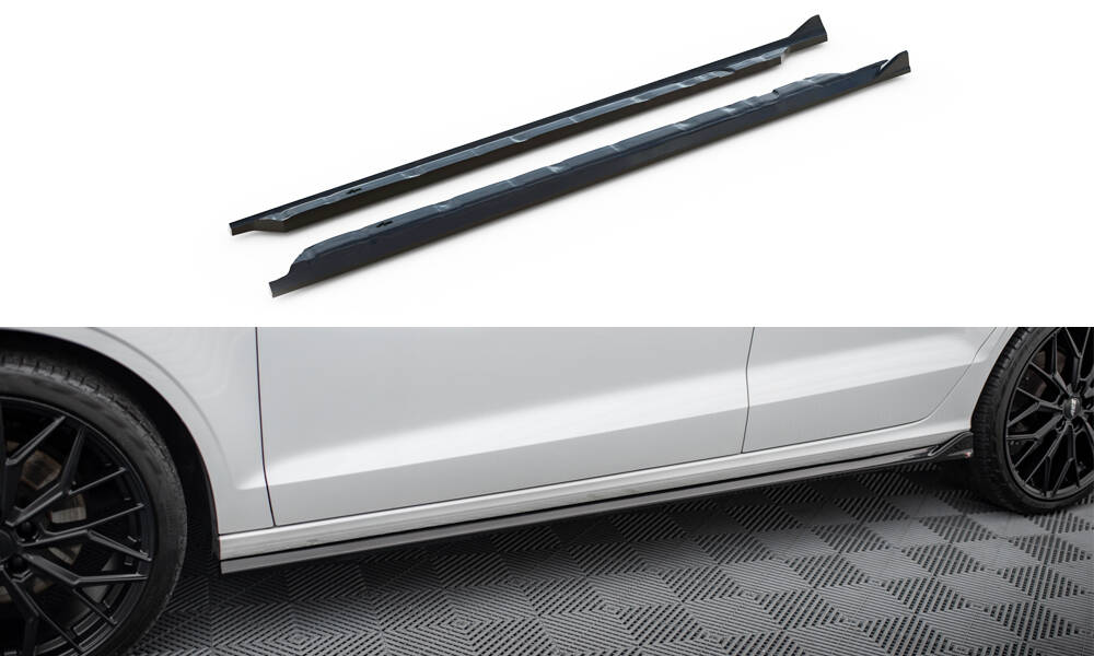 Zijskirts passend voor Audi A3 Sedan 8v