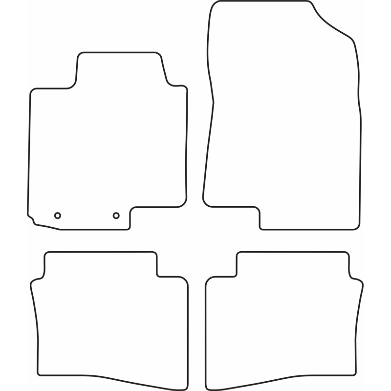 Set car mats  Hyundai i20 III & Bayon 2020-