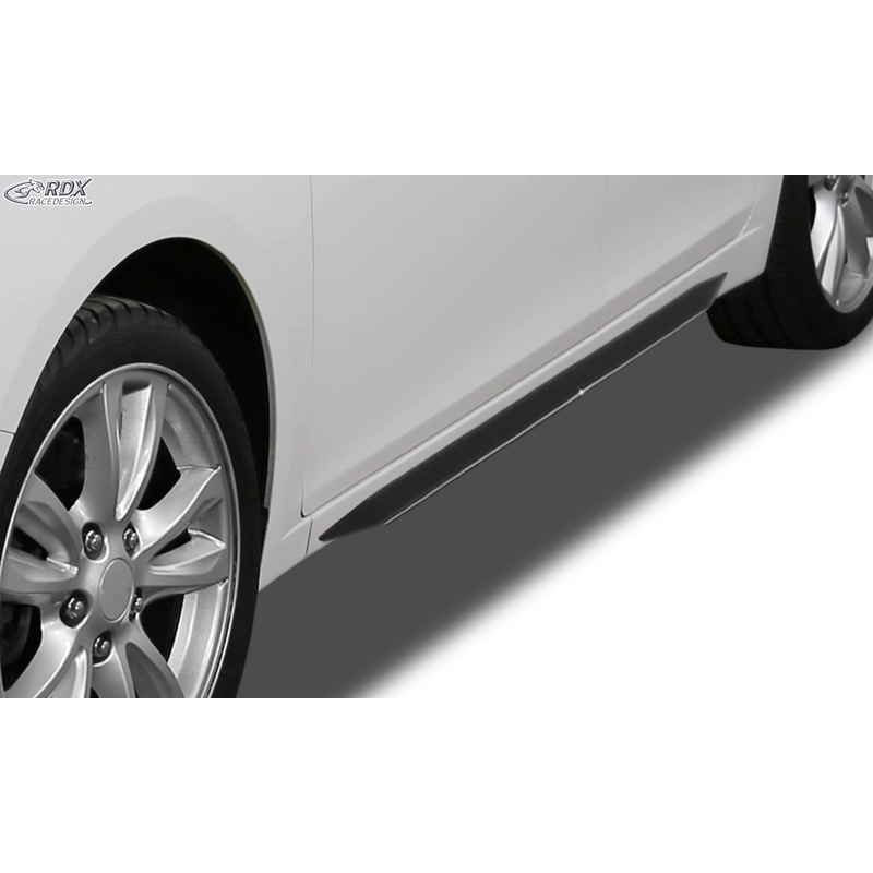 Side skirts 'Slim'  Opel Meriva B 2010- (ABS glossy black)