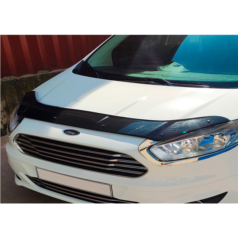 Bonnet Protector  Ford Transit Courier 2014-2019 - Gloss black