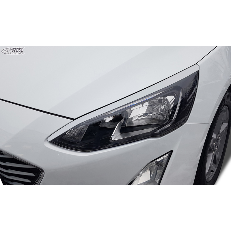 Head light spoilers  Ford Focus IV Hatchback/Wagon/Sedan 2018-2022 (ABS)