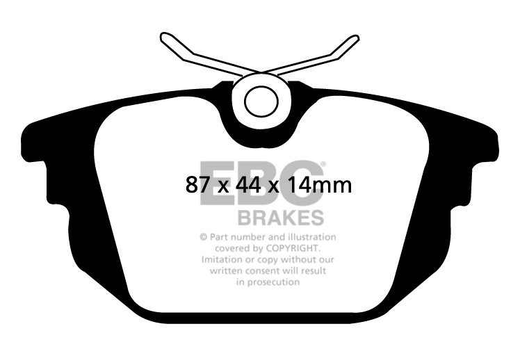 EBC Brakes ALFA ROMEO Alfa 146 1.7 96-98 Remblokken achterzijde