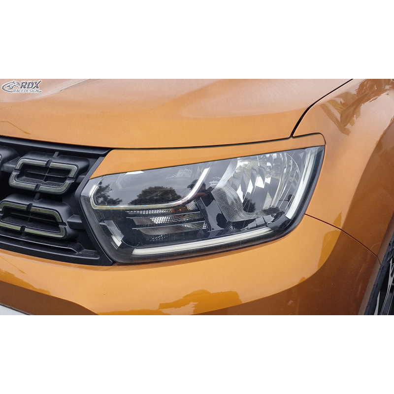 RDX Head light spoilers  Dacia Duster II 2018-2024 (ABS)