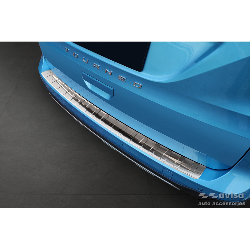 Stainless Steel Rear Bumper Protector  Ford Tourneo Connect III 2022- 'Ribs'