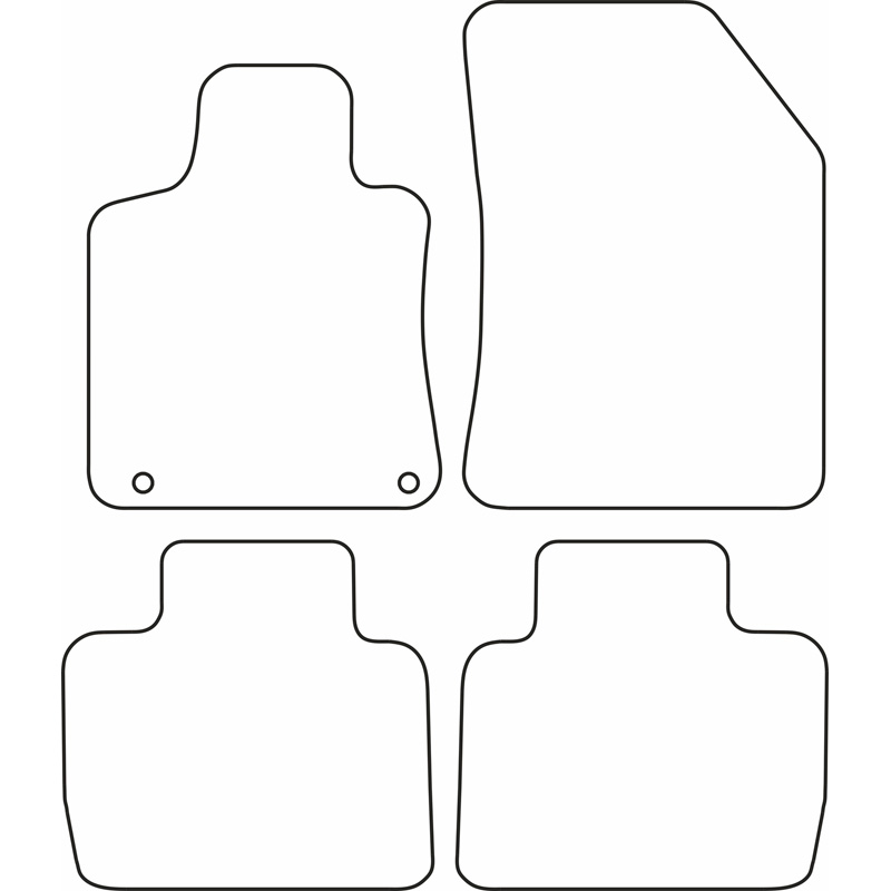 Set car mats  Peugeot 508 II Sedan/SW 2019-