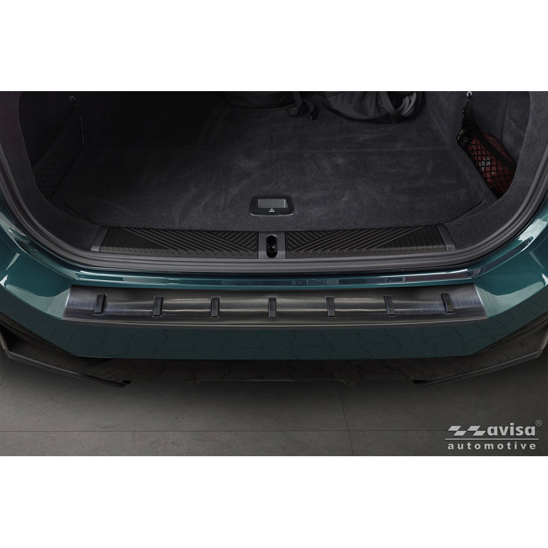 Avisa Black Stainless Steel Rear bumper protector  BMW 5 Series Touring (G61) 2024- incl. M-Sport 'STRONG EDITION'
