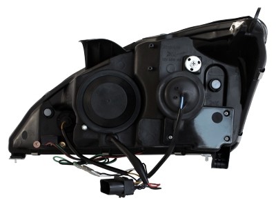 Headlights Ford Focus 01-04 Devil Eyes Dayline 2 Black