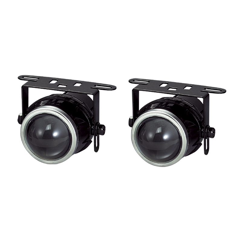 Set Universal Fog Lights Clear H3-12V-55W 50x112mm + ECE-R19 E-Mark