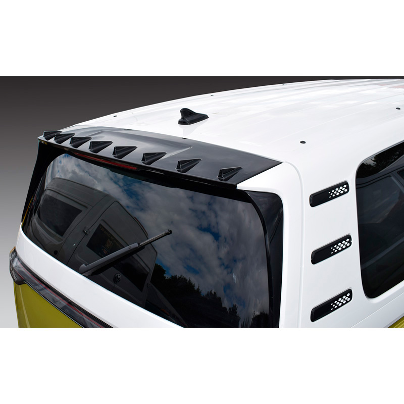 RGM Roof spoiler  Volkswagen ID.Buzz 2022- (Bus/Cargo) (models with rear hatch) - Gloss Black (ABS)