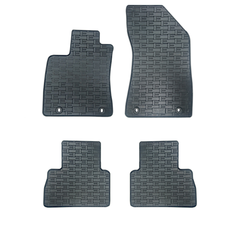 Rubber car mats set  MG ZS (EV) 2019-2024 (4-pieces + fixing system)
