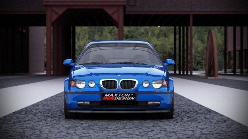 Voorbumper passend voor BMW 3 E46 Compact Glanzend Zwart