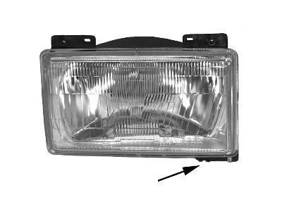 koplamp, H4, links, 1990-Fiat Ducato, 1982-1996
