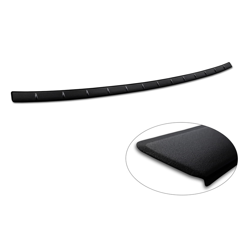 Matt Black Stainless Steel Rear bumper protector  MG 4 (EV) 2022- 'Ribs'