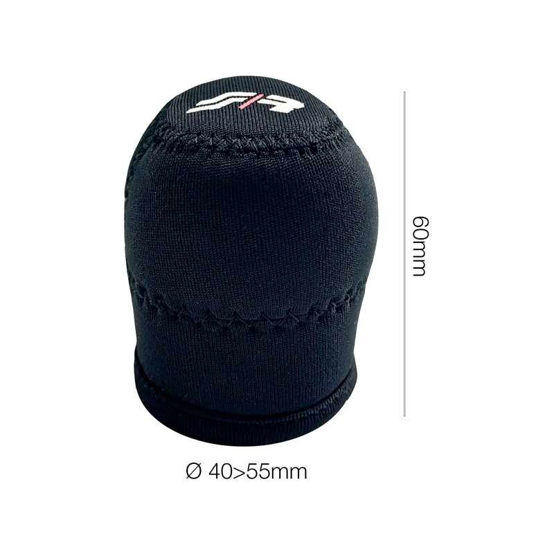 Simoni Racing Gear Knob Cover Universal Little - Black + Logo