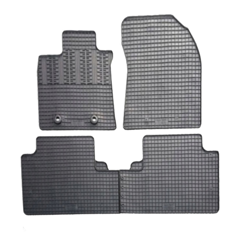 Rubber car mats set  Toyota Avensis Sedan/Kombi 2009-2015 (4-pieces + fixing system)