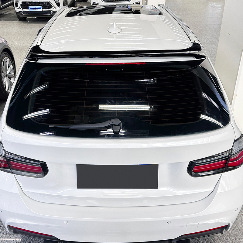 Roof spoiler (Spoiler Cap)  BMW 3-Series F31 Touring 2012-2019 (ABS Glossy Black)