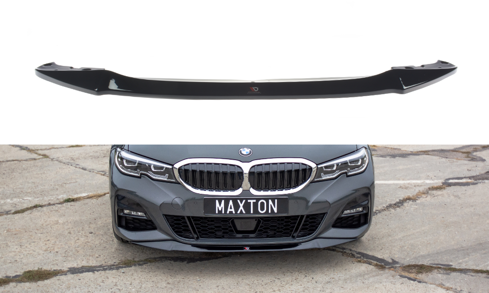 Voorspoiler passend voor BMW 3 Serie G20 M-Pakket V1 Gloss Black