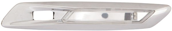 ZIJKnipperlicht rechts F10/11, 10->> HELDERGLAS/Chroom