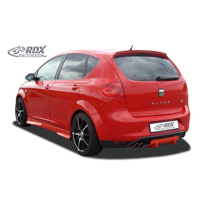 Rear bumper skirt 'Diffuser U-Diff'  Seat Altea (5P) incl. FR & XL 2004- (PU)