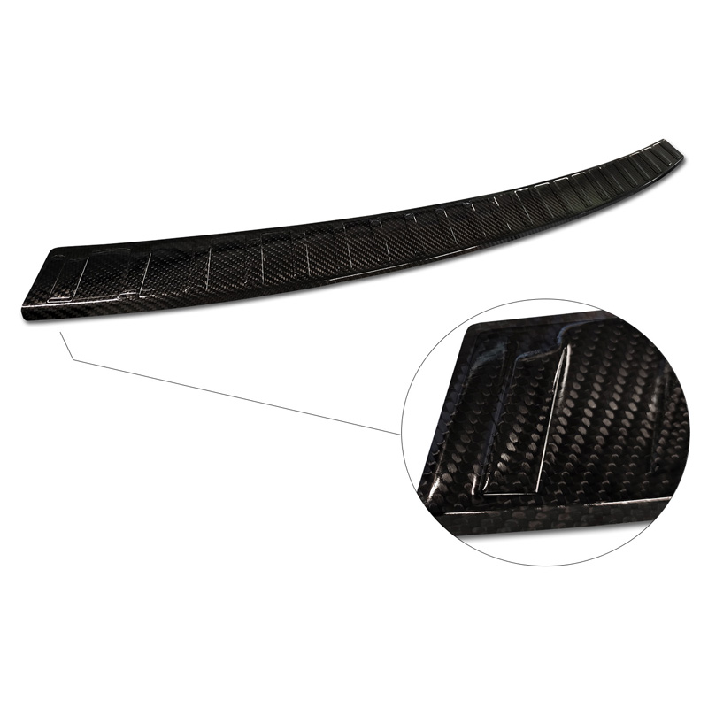 Real 3D Carbon Rear bumper protector  BMW X3 (G01) 2017-2021 & Facelift 2021- excl. M-Package 'Ribs'
