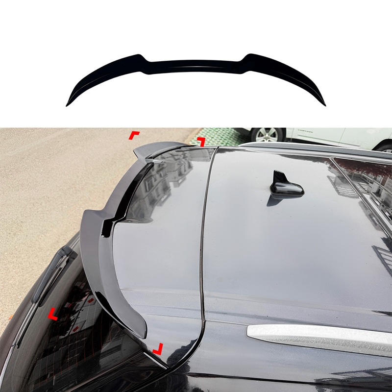 Roof spoiler (Spoiler Cap)  Audi Q7 (4M) 2015-2019 & FL 2019 incl. S-Line (ABS Glossy Black)