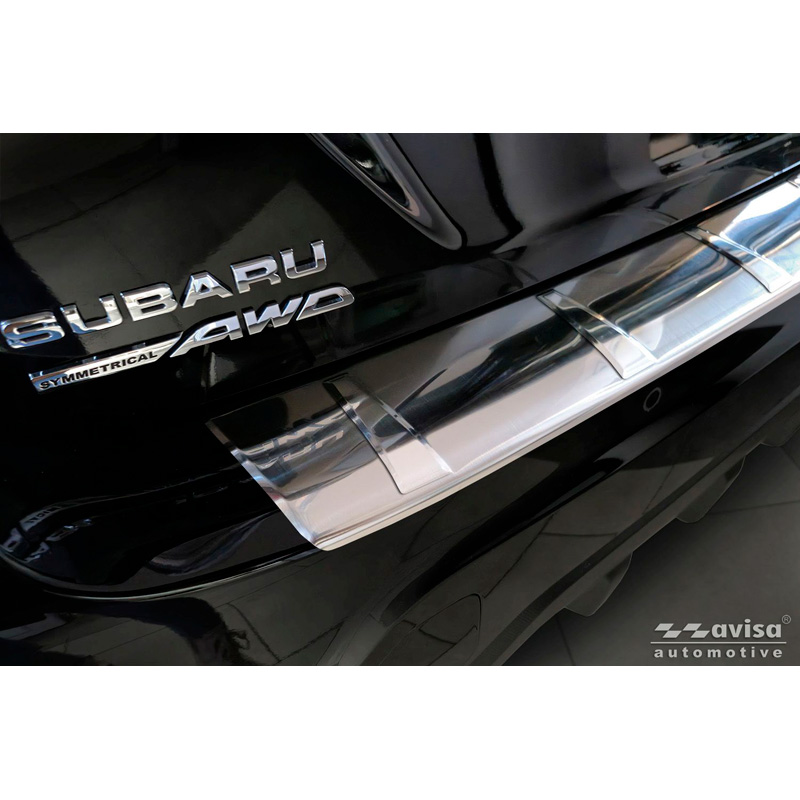 Avisa Stainless Steel Rear bumper protector  Subaru Crosstrek III 2023- 'Ribs'