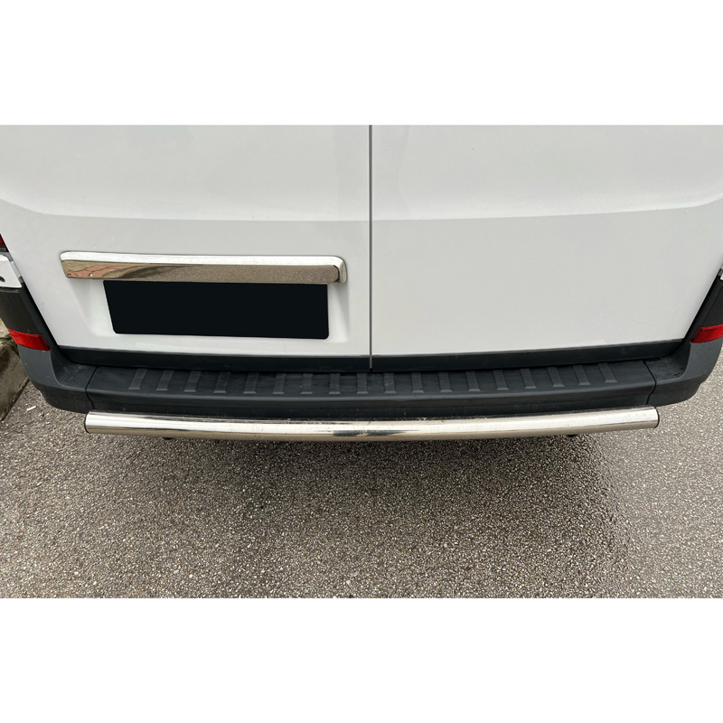 Rear Bumper Protector  Volkswagen Crafter MK2 2016- & MAN TGE MK1 PreFacelift 2016- - Matt black