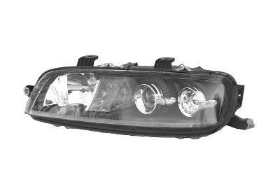 koplamp, H7+H7+H3, elektr verstelb, rechts,-06/2001 Fiat Punto,