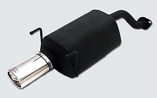 Muffler Honda CRX Del Sol 1992-1998 RVS eindstuk 120x80mm