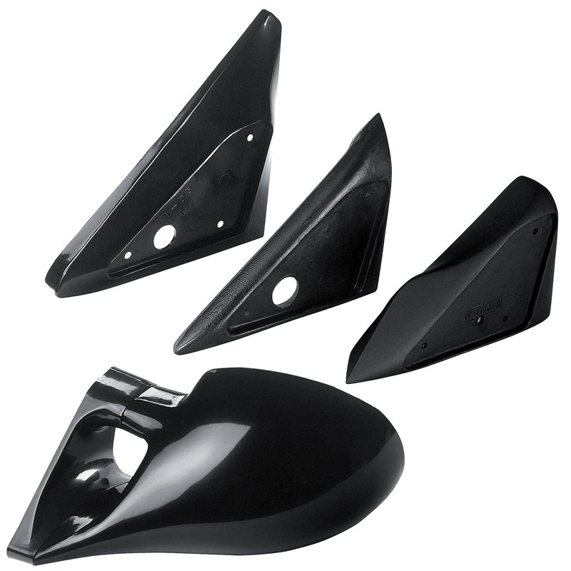 Set mirror base plates  Opel Corsa C 2000-2006