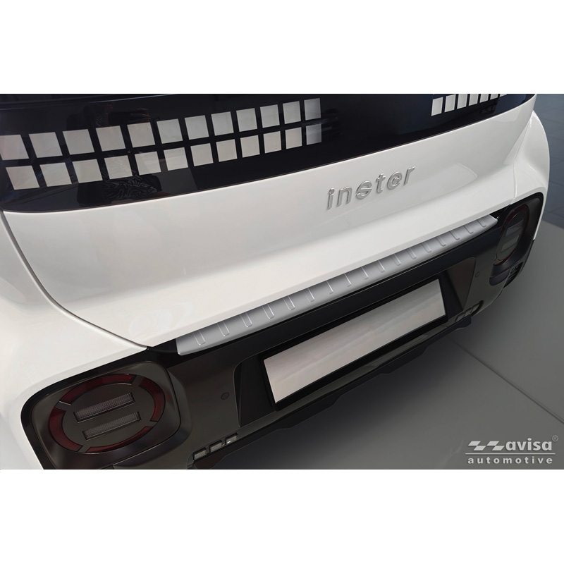 Avisa Stainless Steel Rear Bumper Protector  Hyundai Inster 2024- - Soft Silver