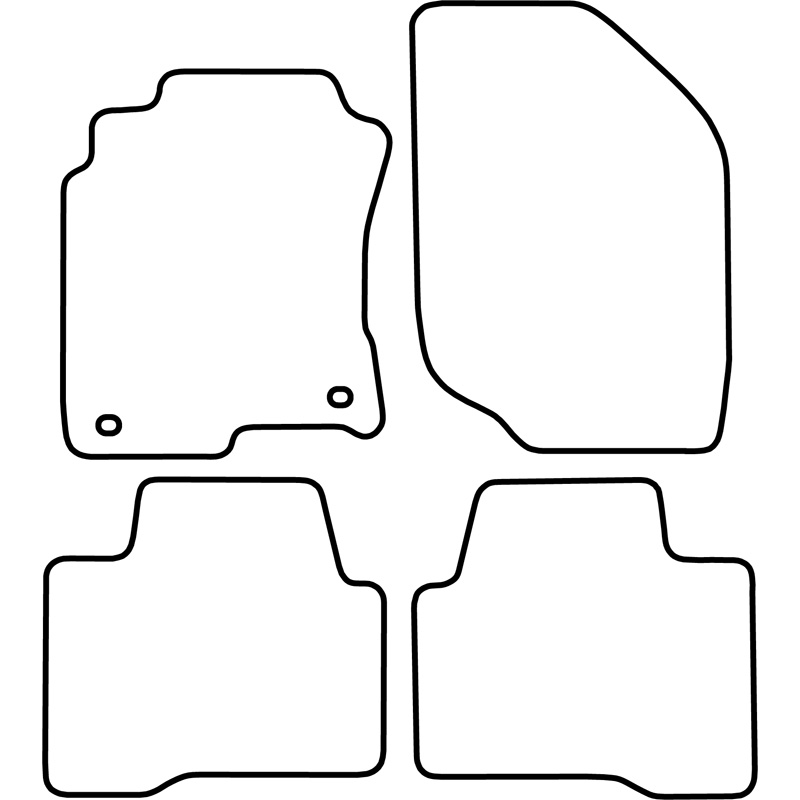 Set car mats  Nissan X-Trail 2000-2007