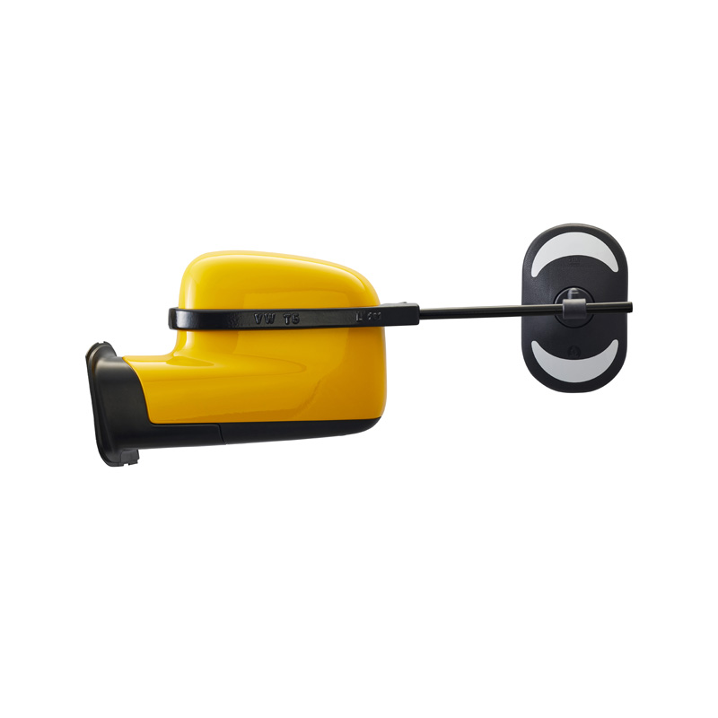 Set Emuk Caravan towing mirrors  Volkswagen Transporter T5 2003-2009 & Caddy 2003-2015 (Asymmetric mirrors)