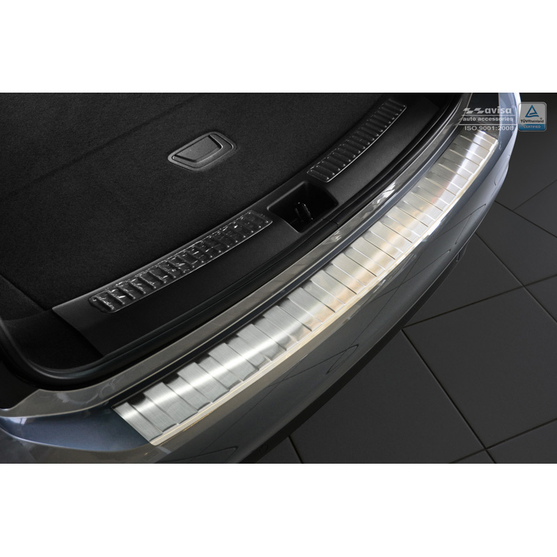 Stainless Steel Rear bumper protector  Opel Insignia B Sportstourer 2017- & FL 2020- 'Ribs'