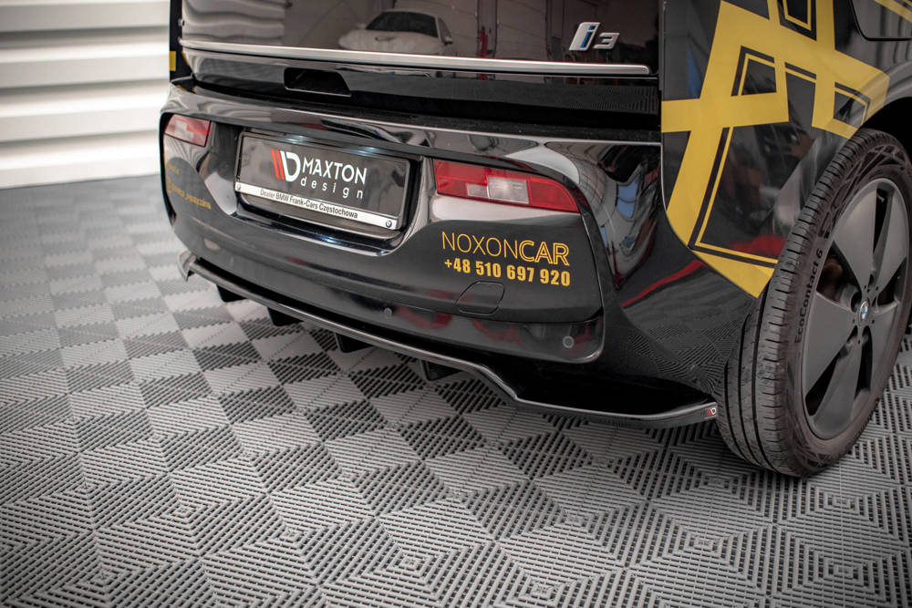 Diffuser passend voor BMW i3 MK1 FL Maxton Glans Zwart