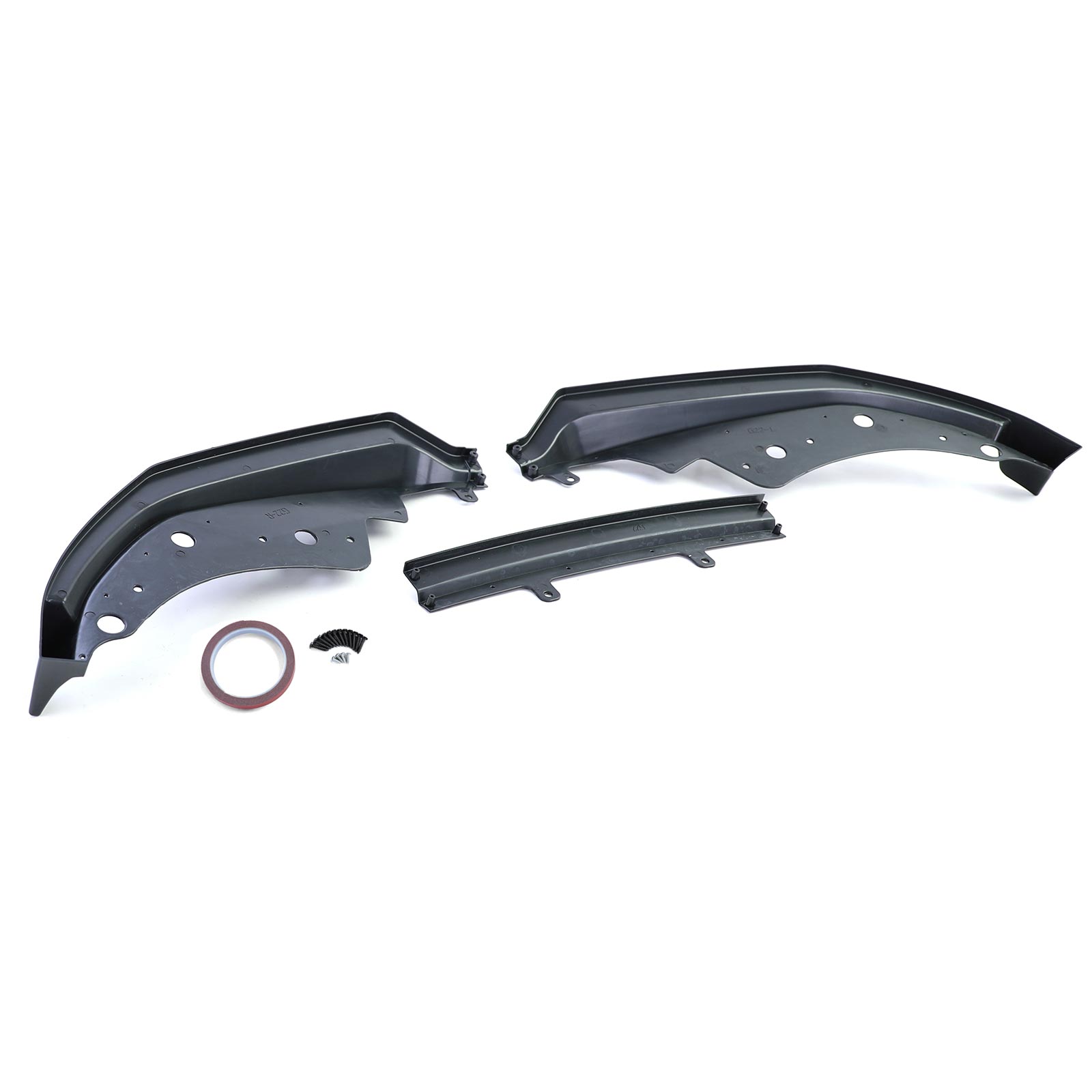 Voorspoiler passend voor BMW 4 Serie G22 G23 G26 Glans Zwart