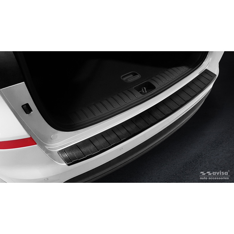 Real 3D Carbon Rear bumper protector  Hyundai Tucson Facelift 2018-